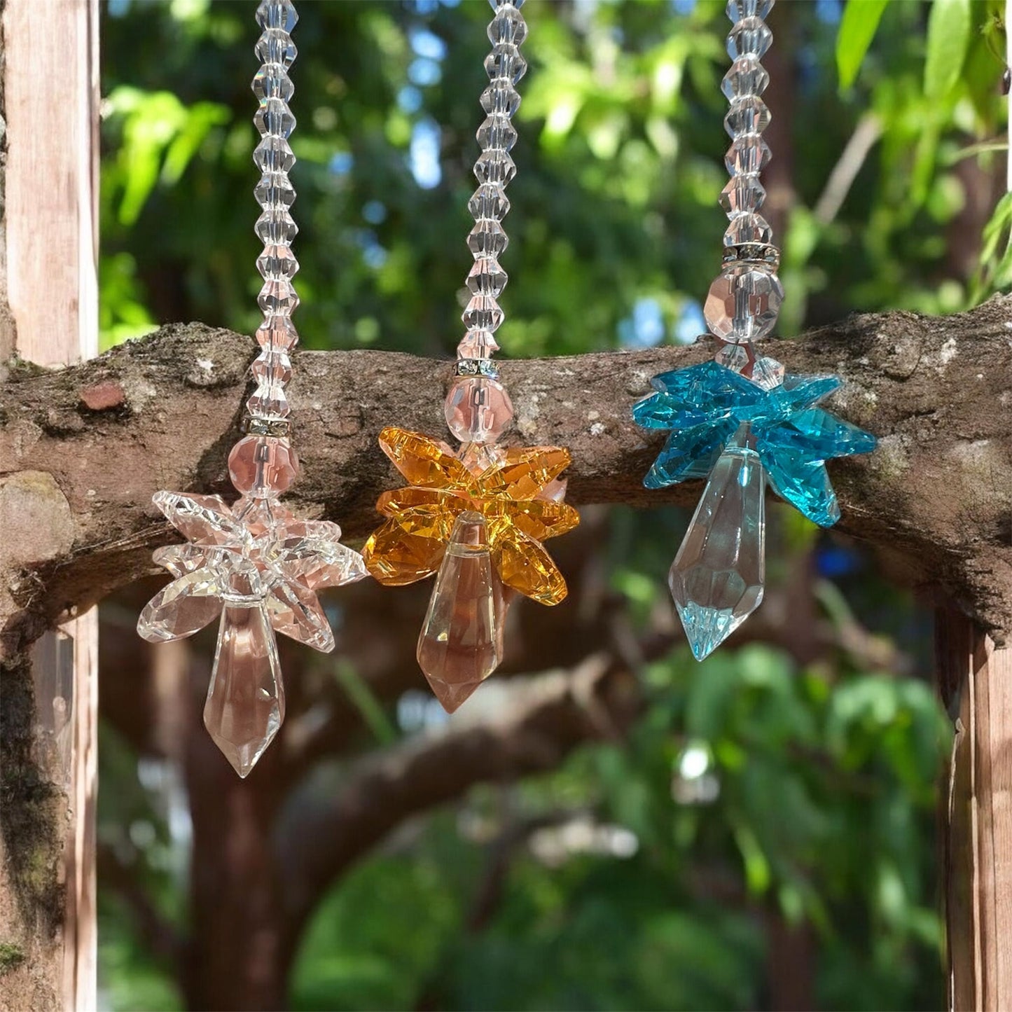 Angel Shaped Crystal Suncatchers