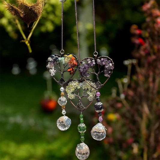 Heart Shaped Gemstone Tree